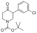 1-Boc-3-(3’-chlorophenyl)-piperidin-4-one Structure,869720-07-0Structure