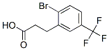 2-Bromo-5-(trifluoromethyl)-benzenepropanoic acid Structure,869725-56-4Structure