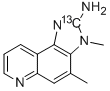 2-Amino-3,4-dimethyl-3h-imidazo[4,5-f]quinoline-2-13c Structure,86984-30-7Structure