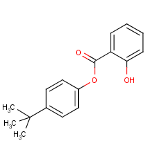 Salicylic acid 4-tert-butylphenyl ester Structure,87-18-3Structure