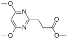 Methyl 3-(4,6-dimethoxypyrimidin-2-yl)propanoate Structure,870079-64-4Structure