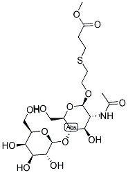 甲酯基乙基硫乙基 2-乙酰氨基-2-脫氧-4-O-(Β-D-吡喃半乳糖基)-Β-D-吡喃葡萄糖苷結(jié)構(gòu)式_87019-31-6結(jié)構(gòu)式