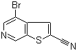 4-Bromothieno[2,3-c]pyridine-2-carbonitrile Structure,870235-00-0Structure