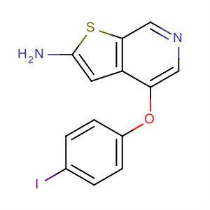 4-(4-碘-苯氧基)-噻吩并[2,3-c]吡啶-2-胺結構式_870235-16-8結構式