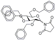 1-[2,3,4,6-Tetrakis-o-(phenylmethyl)-d-glucopyranosyl]-2,5-pyrrolidinedione Structure,870472-23-4Structure