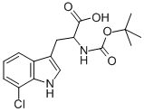 Boc-7-chloro-dl-tryptophan Structure,870481-87-1Structure