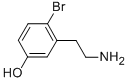 3-(2-Amino-ethyl)-4-bromo-phenol Structure,870600-12-7Structure