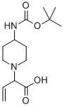 2-(4-Boc-aminopiperidin-1-yl)-3-butenoic acid Structure,870703-76-7Structure