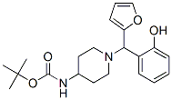 4-(Boc-amino)-1-[furan-2-yl(2-hydroxyphenyl)methyl]piperidine Structure,870703-79-0Structure