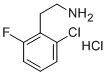 2-(2-Chloro-6-fluorophenyl)ethylamine hydrochloride Structure,870717-94-5Structure