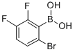 2-Bromo-5,6-difluorophenylboronic acid Structure,870718-10-8Structure