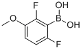 2,6-Difluoro-3-methoxyphenylboronic acid Structure,870779-02-5Structure