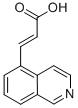 Trans-3-(isoquinolin-5-yl)acrylic acid Structure,87087-21-6Structure