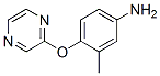 Benzenamine,3-methyl-4-(pyrazinyloxy)- (9ci) Structure,871020-30-3Structure