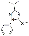 3-Isopropyl-5-methylthio-1-phenyl-1H-pyrazole Structure,871110-03-1Structure