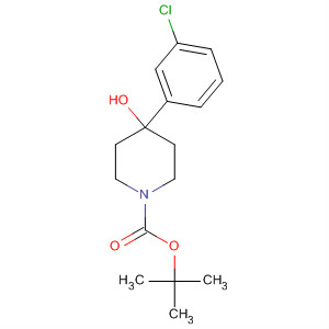 Tert-butyl 4-(3-chlorophenyl)-4-hydroxypiperidine-1-carboxylate Structure,871112-37-7Structure