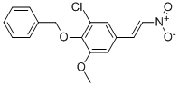 Trans-4-benzyloxy-3-chloro-5-methoxy-β-nitrostyrene Structure,871126-34-0Structure