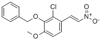 Trans-3-benzyloxy-2-chloro-4-methoxy-β-nitrostyrene Structure,871126-35-1Structure