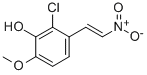 Trans-2-chloro-3-hydroxy-4-methoxy-β-nitrostyrene Structure,871126-36-2Structure