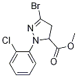 Methyl3-bromo-1-(2-chlorophenyl)-4,5-dihydro-1h-pyrazole-5-carboxylate Structure,871239-15-5Structure