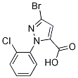 3-Bromo-1-(2-chlorophenyl)-1h-pyrazole-5-carboxylicacid Structure,871239-17-7Structure