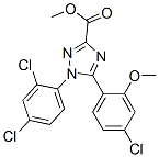 5-(4-氯-2-甲氧基苯基)-1-(2,4-二氯苯基)-1H-1,2,4-噻唑-3-羧酸甲酯結(jié)構(gòu)式_871261-01-7結(jié)構(gòu)式