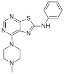 [7-(4-Methylpiperazin-1-yl)thiazolo[5,4-d]pyrimidin-2-yl]phenylamine Structure,871266-89-6Structure