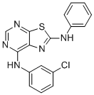 N7-(3-chlorophenyl)-n2-phenylthiazolo[5,4-d]pyrimidine-2,7-diamine Structure,871266-94-3Structure