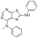 N7-methyl-n2,n7-diphenylthiazolo[5,4-d]pyrimidine-2,7-diamine Structure,871266-96-5Structure