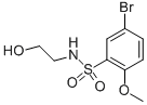 5-Bromo-N-(2-hydroxyethyl)-2-methoxybenzenesulfonamide Structure,871269-14-6Structure