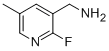 3-Pyridinemethanamine, 2-fluoro-5-methyl- Structure,871325-17-6Structure