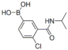 4-Chloro-3-(isopropylcarbamoyl)phenylboronic acid Structure,871332-74-0Structure