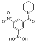 3-Nitro-5-(piperidine-1-carbonyl)phenylboronic acid Structure,871332-78-4Structure