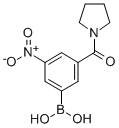 3-Nitro-5-(pyrrolidine-1-carbonyl)phenylboronic acid Structure,871332-81-9Structure