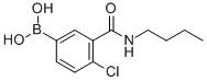 4-Chloro-3-(n-butylaminocarbonyl)phenylboronic acid Structure,871332-94-4Structure