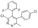 3-Chloro-5-(4-chloro-phenyl)-4-(2,6-difluoro-phenyl)-6-methyl-pyridazine Structure,871513-21-2Structure