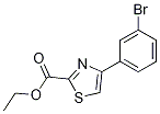 4-(3-Bromophenyl)-2-thiazolecarboxylic acid ethyl ester Structure,871673-11-9Structure