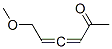 3,4-Hexadien-2-one, 6-methoxy-(9ci) Structure,87180-65-2Structure