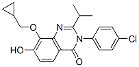 4(3H)-quinazolinone,3-(4-chlorophenyl)-8-(cyclopropylmethoxy)-7-hydroxy-2-(1-methylethyl)- Structure,871814-22-1Structure