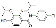 3-(4-氯苯基)-7-羥基-8-(1-甲基乙氧基)-2-(1-甲基乙基)-4(3H)-喹唑啉酮結(jié)構(gòu)式_871814-23-2結(jié)構(gòu)式