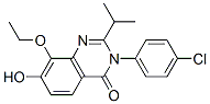 3-(4-氯苯基)-8-乙氧基-7-羥基-2-(1-甲基乙基)-4(3H)-喹唑啉酮結(jié)構(gòu)式_871814-31-2結(jié)構(gòu)式