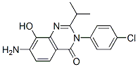 7-氨基-3-(4-氯苯基)-8-羥基-2-(1-甲基乙基)-4(3H)-喹唑啉酮結(jié)構(gòu)式_871814-50-5結(jié)構(gòu)式