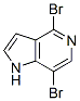 4,7-Dibromo-5-azaindole Structure,871819-35-1Structure