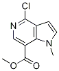 Methyl 4-chloro-1-methyl-1h-pyrrolo[3,2-c]pyridine-7-carboxylate Structure,871819-43-1Structure