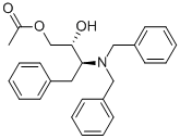 Acetic acid (2r,3s)-3-dibenzylamino-2-hydroxy-4-phenylbutyl ester Structure,871948-95-7Structure