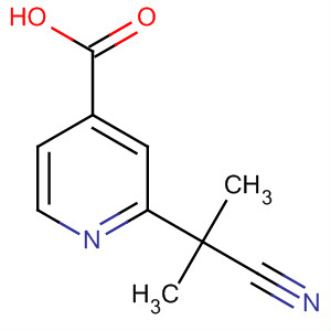 2-(1-Cyano-1-methylethyl)isonicotinic acid Structure,872091-92-4Structure