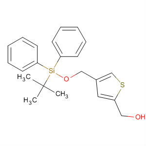 [4-({[Tert-butyl(diphenyl)silyl]oxy}methyl)-2-thienyl]methanol Structure,872091-94-6Structure