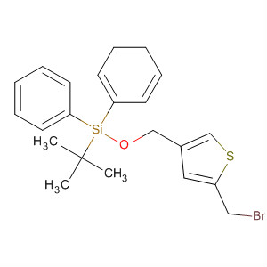 {[5-(Bromomethyl)-3-thienyl]methoxy}(tert-butyl)diphenylsilane Structure,872091-95-7Structure