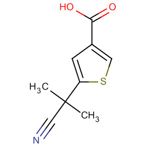 5-(1-Cyano-1-methylethyl)thiophene-3-carboxylic acid Structure,872091-99-1Structure