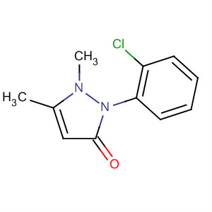 2-(2-Chloro-phenyl)-1,5-dimethyl-1,2-dihydro-pyrazol-3-one Structure,872283-69-7Structure